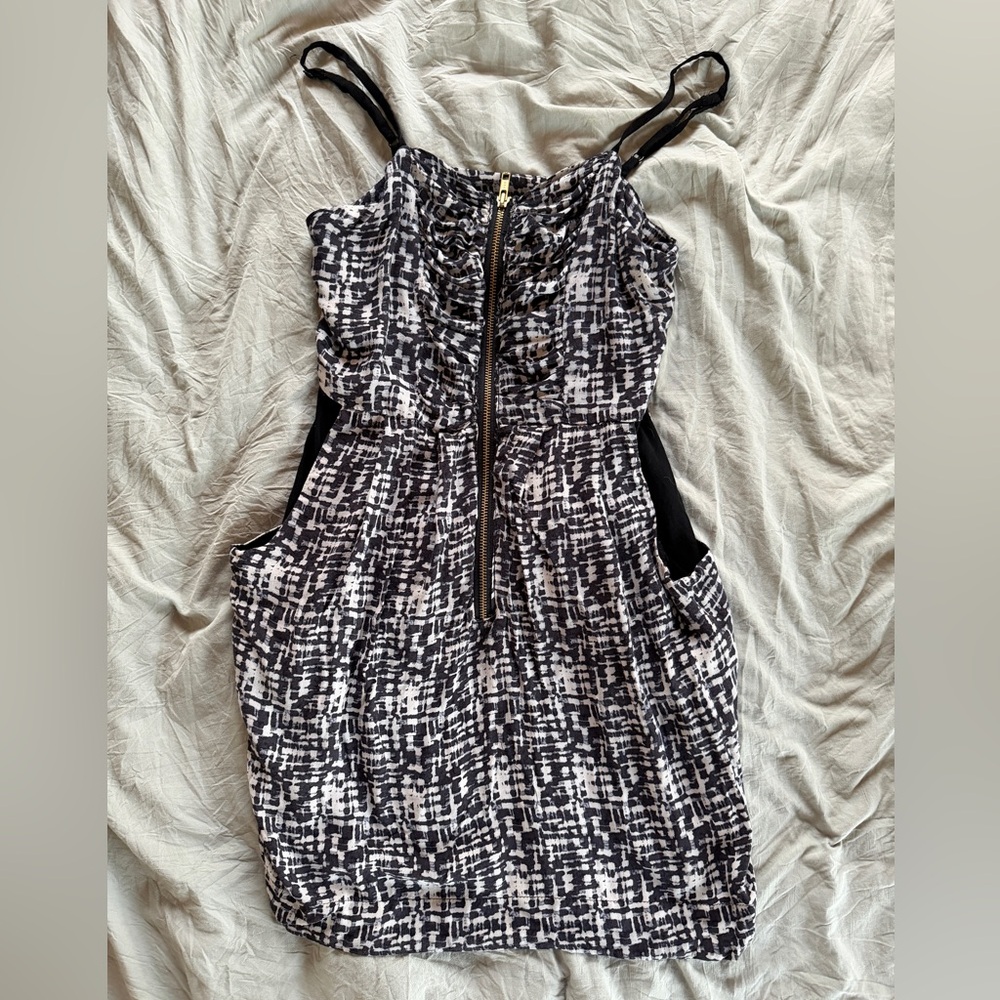 Y2K Forever 21 Black and White Dress